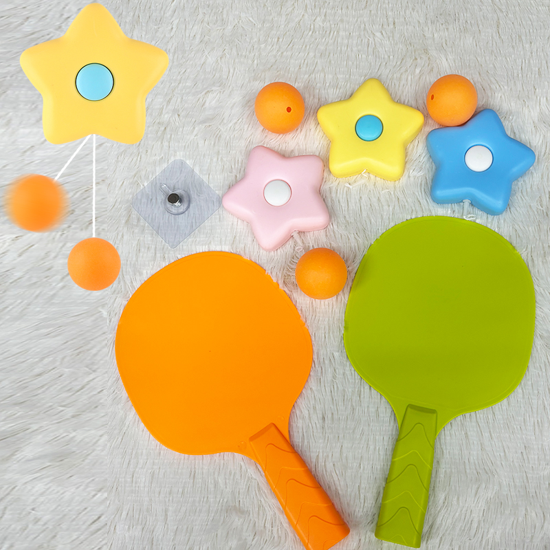 Childrens Parent Child Hanging Table Tennis Trainer Indoor Practice Sensory Toy for Kids Fun Birthday Gift
