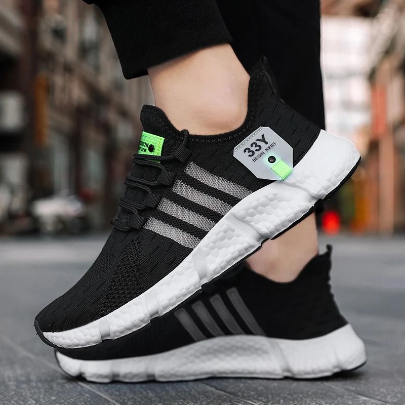 Mens Breathable Mesh Lightweight Walking and Running Sneakers