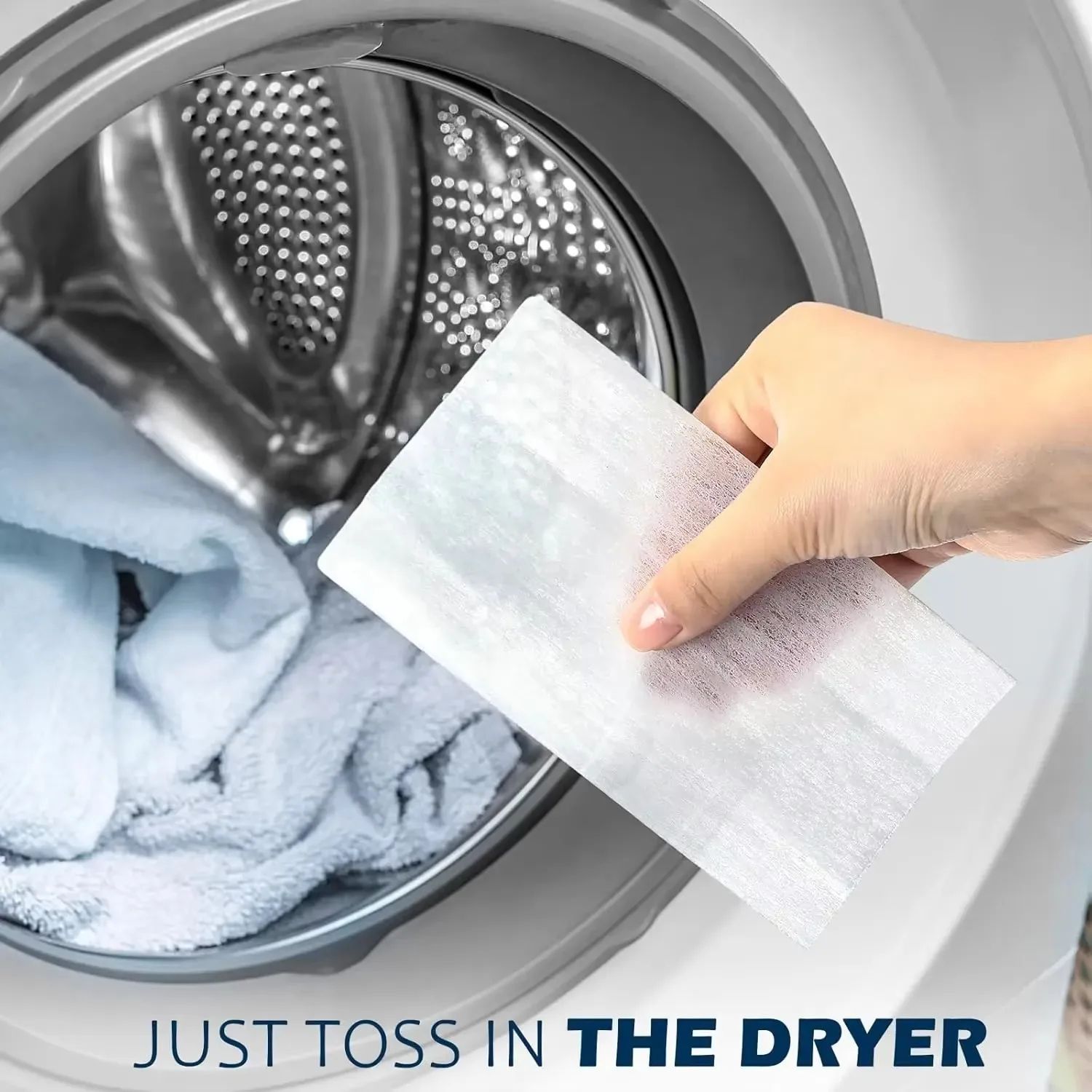 Natural Lavender Dryer Sheets Bulk – Plant-Based Fabric Softener + Fresh Scent Laundry Care