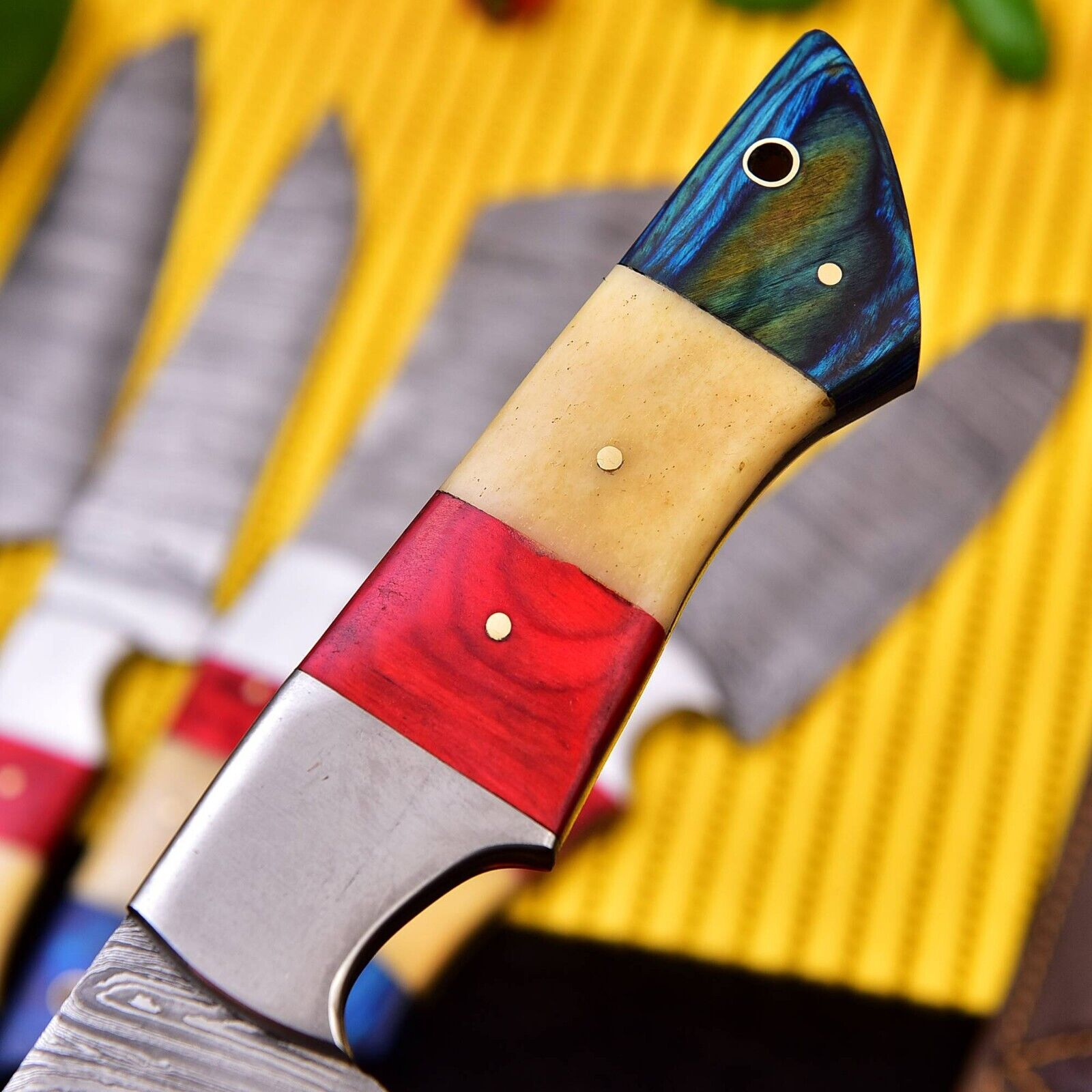 Handmade Chef Set of 5 pieces Kitchen Utility Professional Best Chef Knives