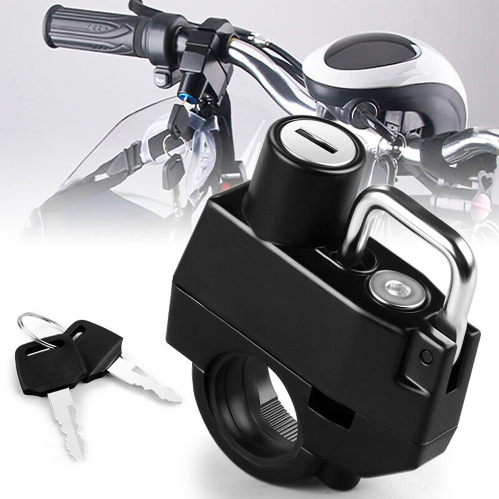 Premium Anti-Theft Helmet Lock, Rust-Proof & Compact Locking Device for Motorcycles
