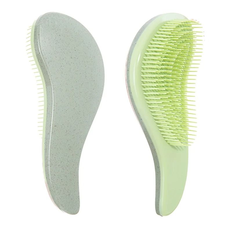 Magic Detangling Hairbrush Soft Wheat Straw Scalp Massage Anti Static Grooming Comb