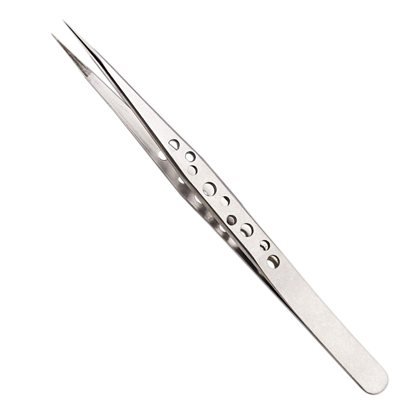 Precision Anti-Static Electronics Tweezers Curved & Straight Stainless Forceps for Repair
