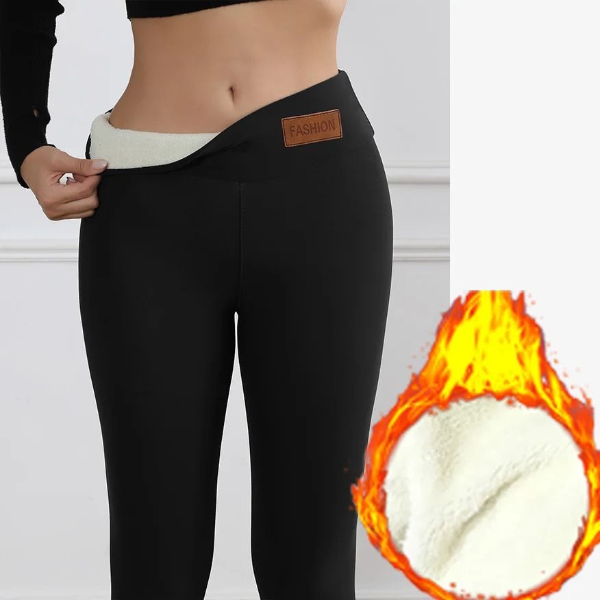 Super Warm Winter Leggings Women High Waist Stretch Velvet Pants