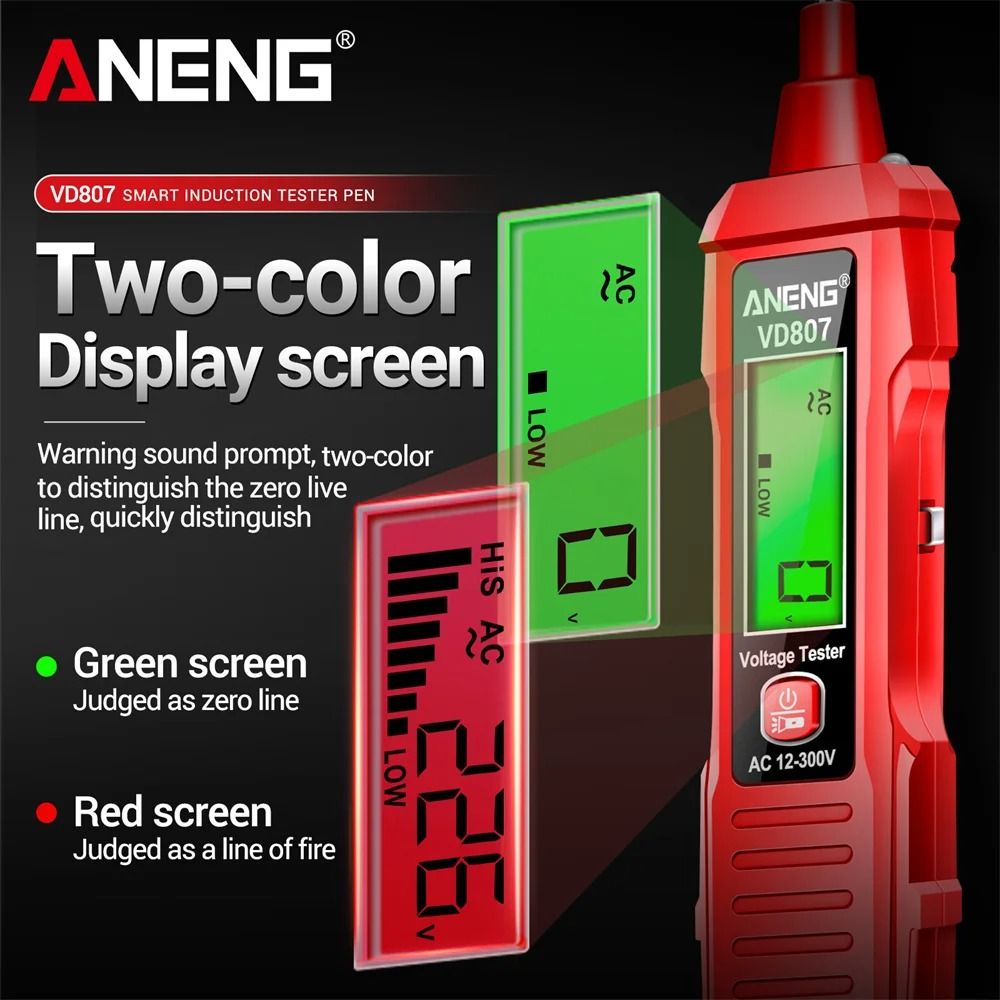 Smart Electric Pen Tester, Non-Contact Wire Detector Tools for AC Voltage Detection