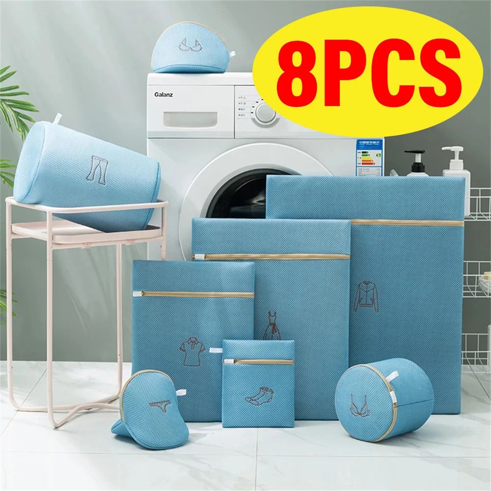 8-Pack Laundry Protection Wash Bags