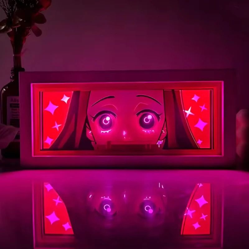 Demon Slayer Tanjiro 3D LED Anime Light Box Night Light
