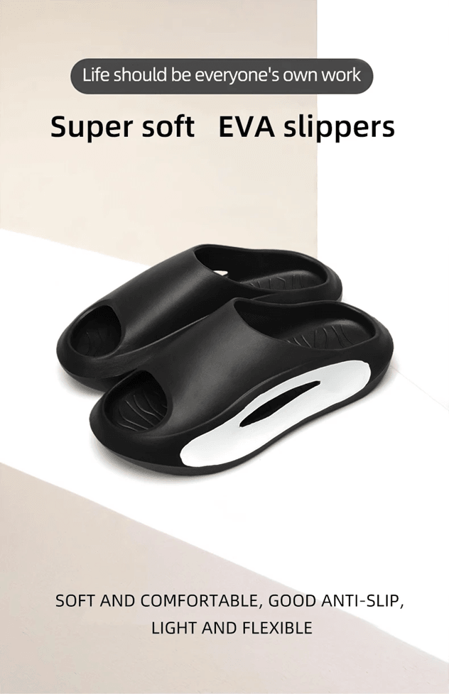 Mens EVA Summer Thong Slippers with Thick Non Slip Sole