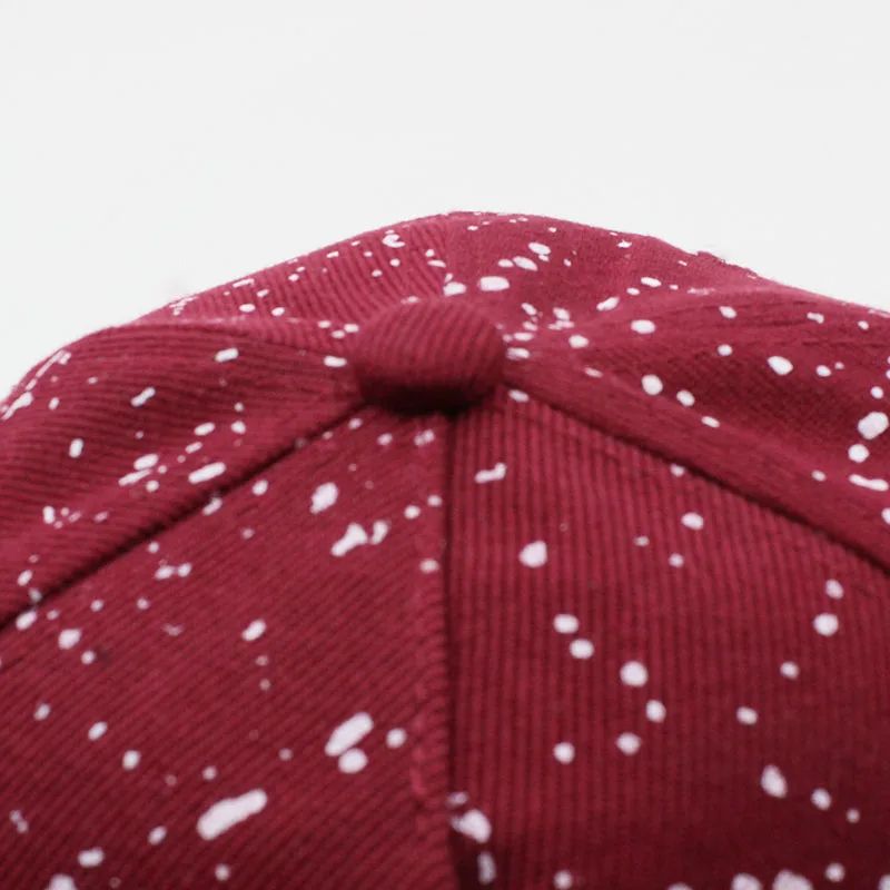 Kids Polka Dot Adjustable Snapback Baseball Cap