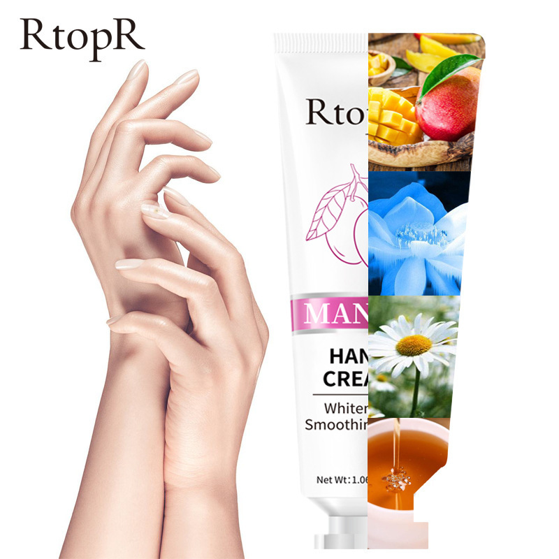Mango Hand Cream Moisturizing, Skin Brightening and Firming Lotion, Hydrating Nourishing Hand Moisturizer with Natural