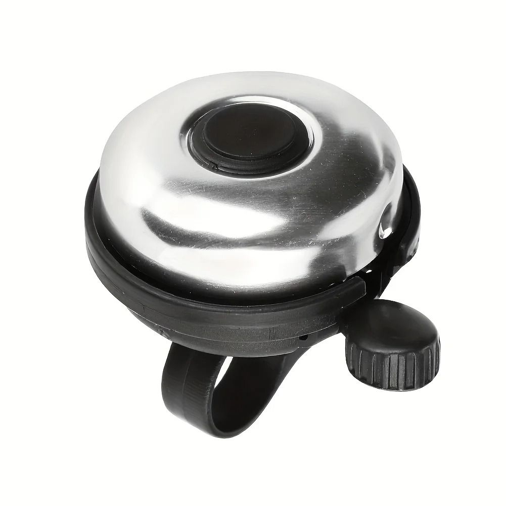 Premium Aluminum Bike Bell Classic Black with Loud Clear Ring