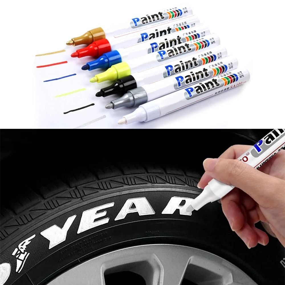 High-Adhesion Waterproof Tire & Multi-Surface Marker