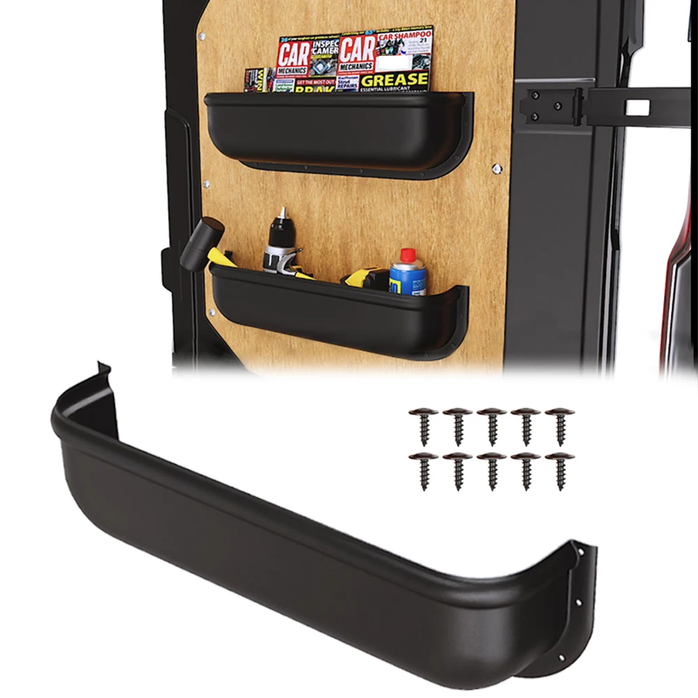 Universal Car Door Handle Storage Box, Camper Van Armrest Organizer, Door Panel Tray, Car Accessories Storage Solution