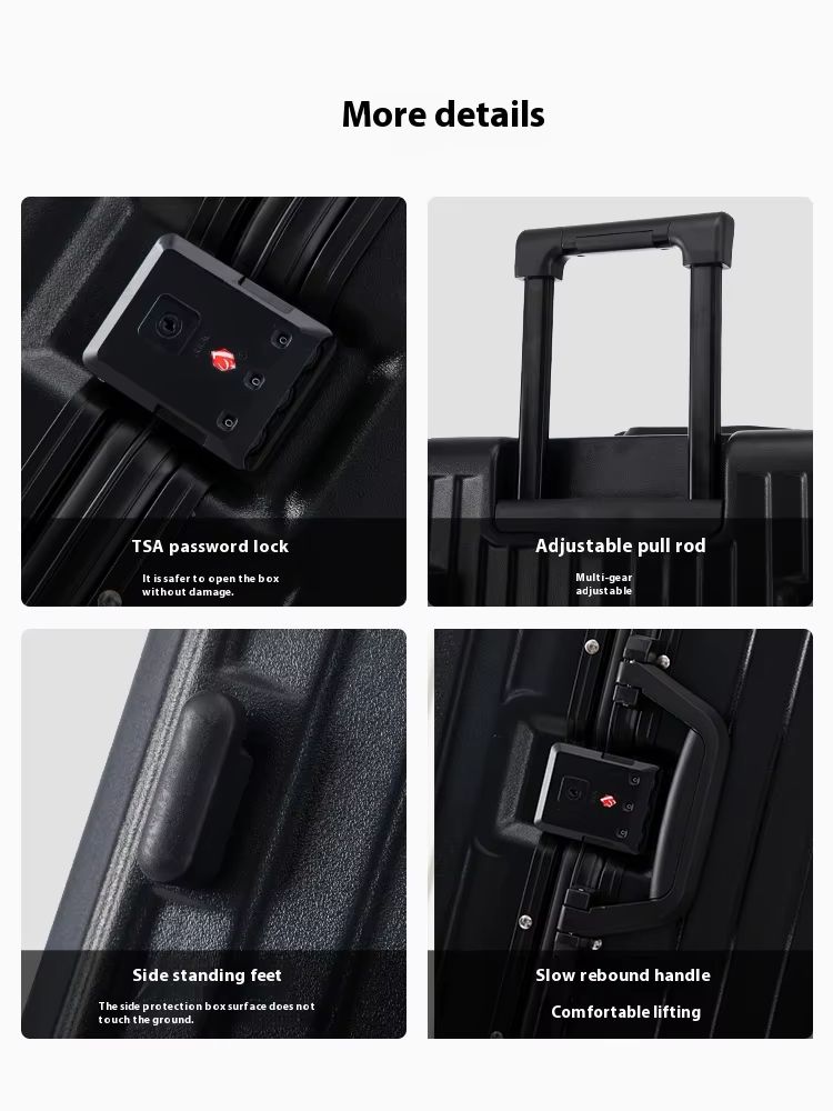 Hard Shell Carry On Suitcase Rolling Travel Luggage with Spinner Wheels 20 24 26 28 30 Inch Large Capacity Durable Lugga