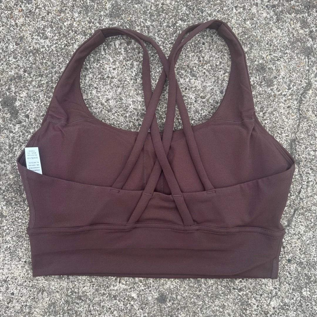 PowerCross High Strength Fitness Bra Cross Back Padded Top
