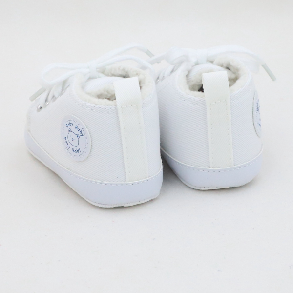 Soft Sole Pre Step Shoes, Autumn and Winter Baby Canvas Shoes, Plush Insulation Baby Shoes for Children