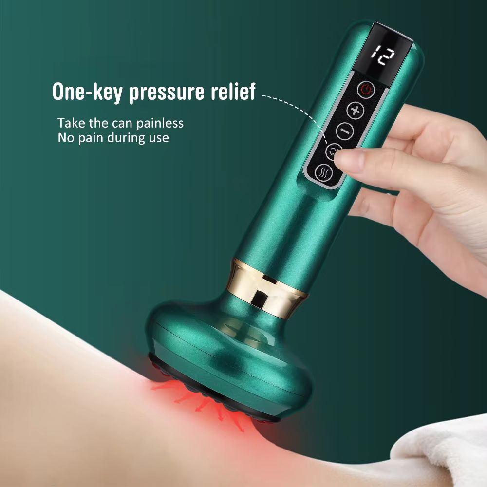 SmartHeat 12 Level Electric Cupping and Infrared Body Slimming Massager