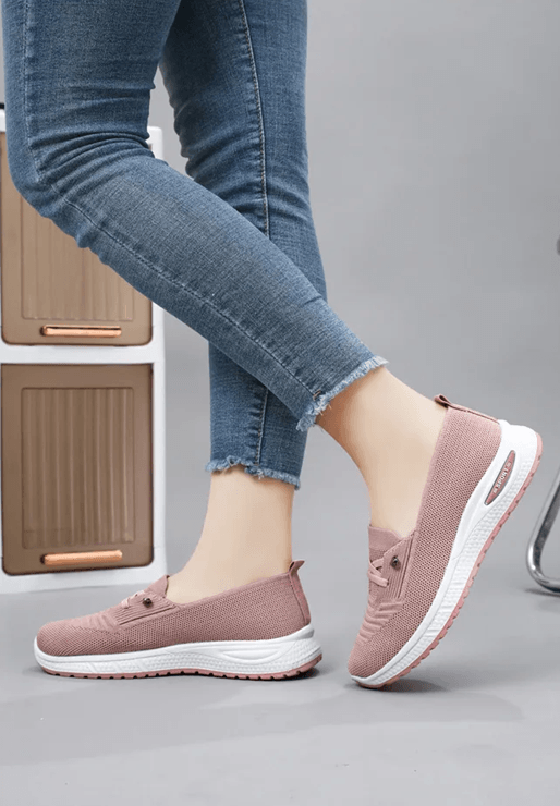 Womens Casual Mesh Sneakers Breathable Chunky Sole Walking Shoes