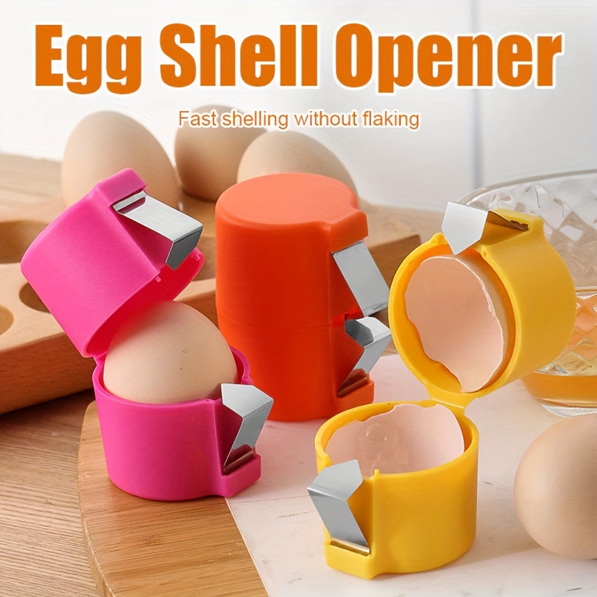 Stainless Steel Egg Separator and Eggshell Opener for Fast Mess Free Baking