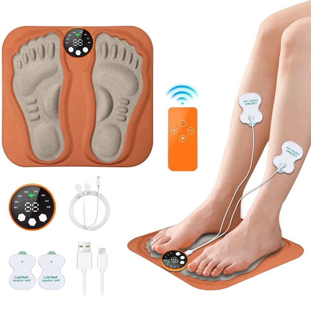 EMS Foot Massage Mat with Multiple Modes & Levels