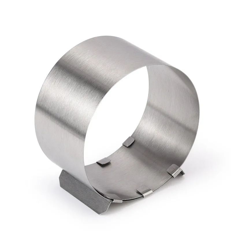 Premium Adjustable Stainless-Steel Cake Ring Mold – Retractable Mousse & Baking Ring