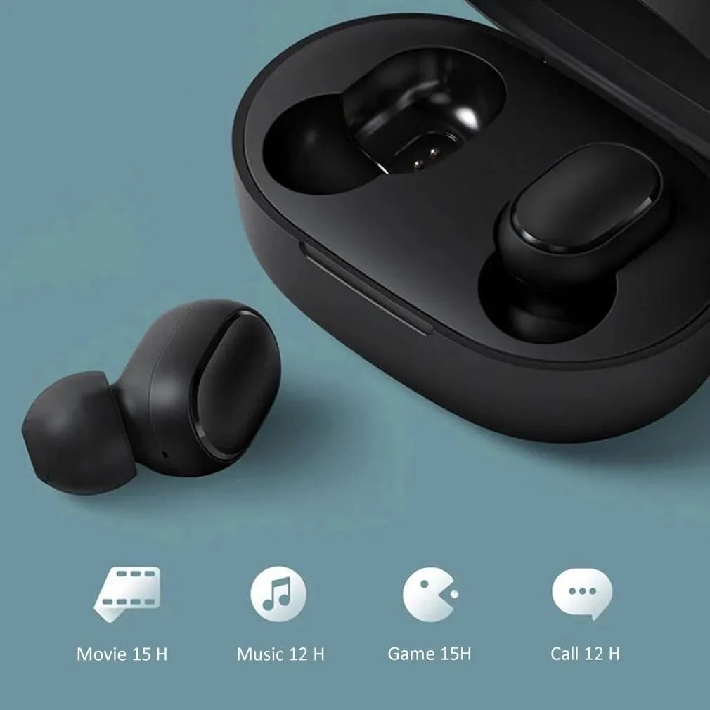 Wireless Bluetooth Earbuds with Noise Cancelling and Charging Case