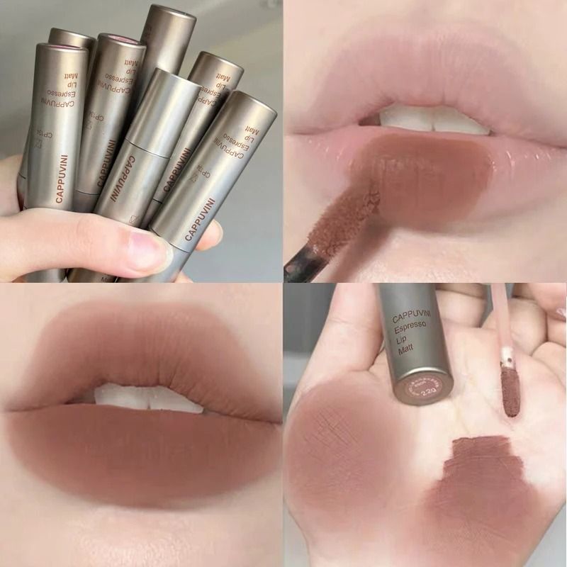 Silicone Velvet Matte Waterproof Lip Gloss Non-Stick Cup Liquid Lipstick