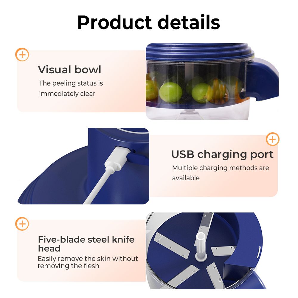Rechargeable Electric Fruit Peeler