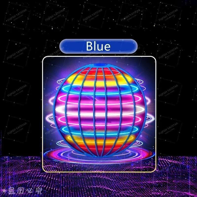 Flying Ball Childrens LED Cosmic Globe 360° Rotating Suspension Toy