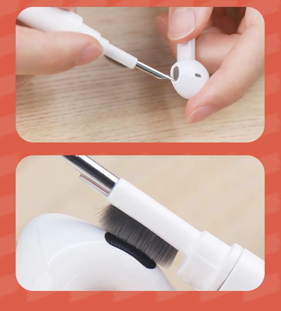 Hagibis 3-in-1 Keyboard Cleaning Kit – Precision Keyboard & Earphone Cleaning Tools with Keycap Puller