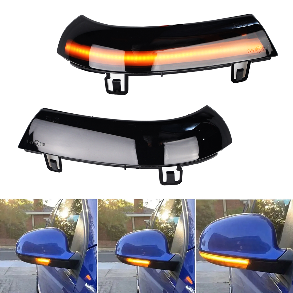 LED Dynamic Turn Signal Lights for Flowing Water Blinker for Enhanced Visibility