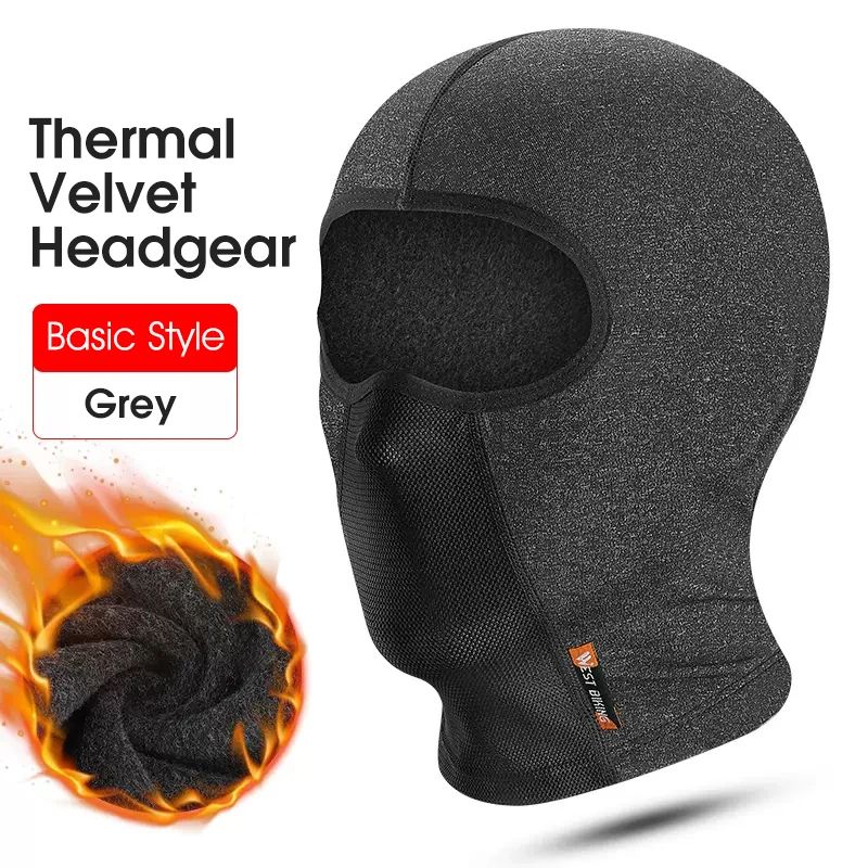 WEST BIKING Winter Fleece Balaclava Windproof Thermal Face Mask