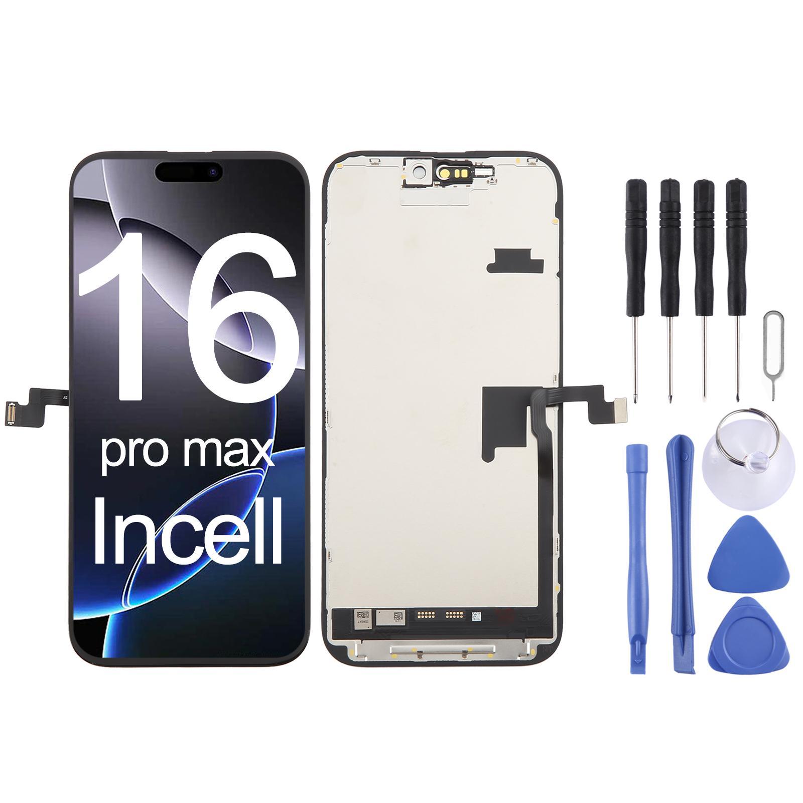 iPhone 16 Pro Max HD Incell Screen Replacement Display, LCD Digitizer Assembly