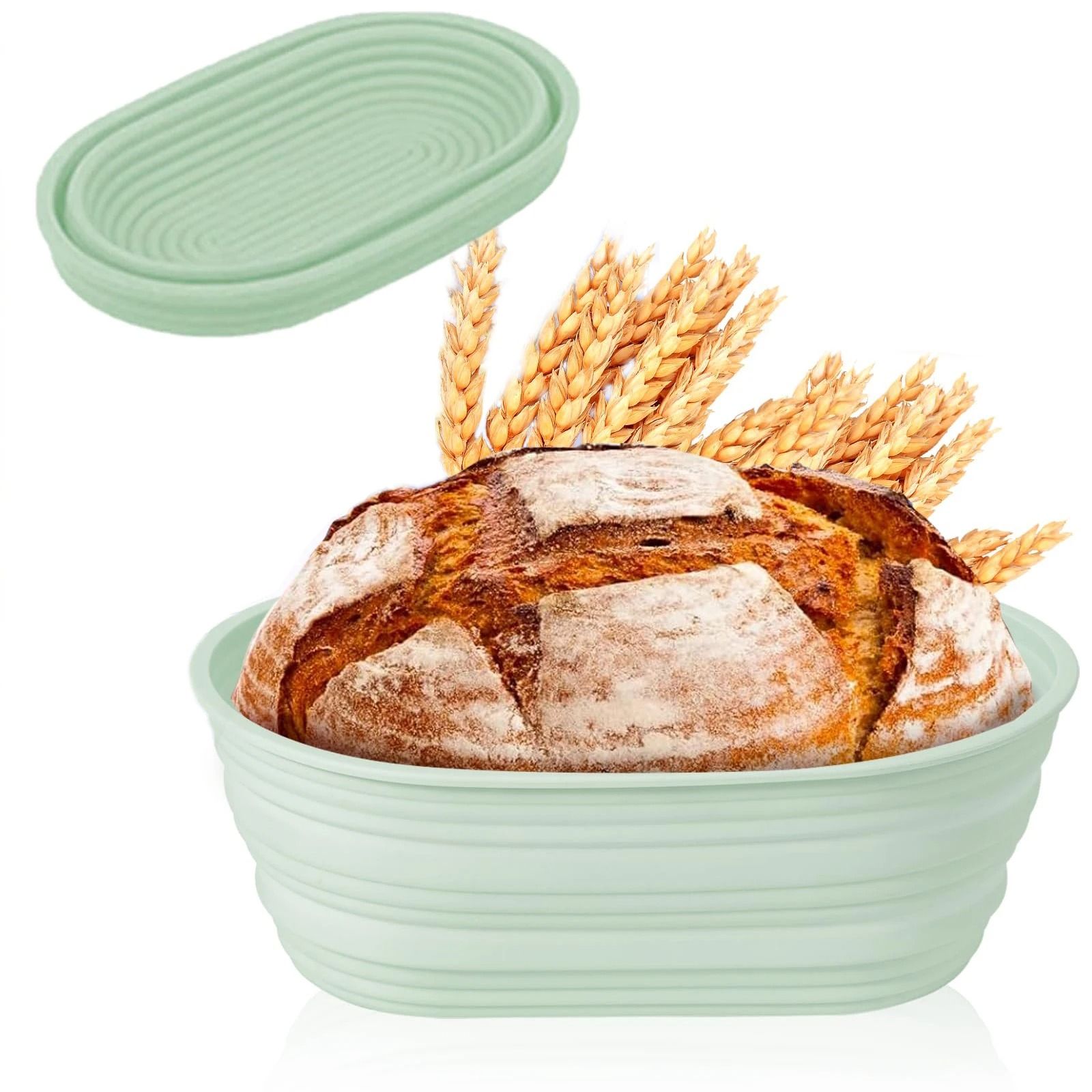 Foldable Silicone Sourdough Bread Proofing Basket