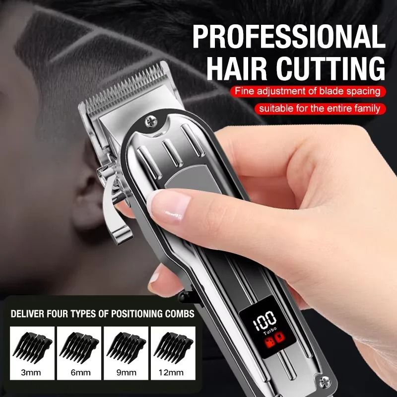 Professional All Metal Electric Hair Clipper