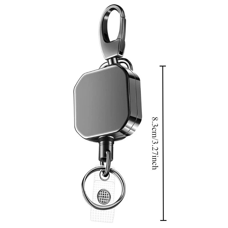 Retractable Key Chain Belt Clip