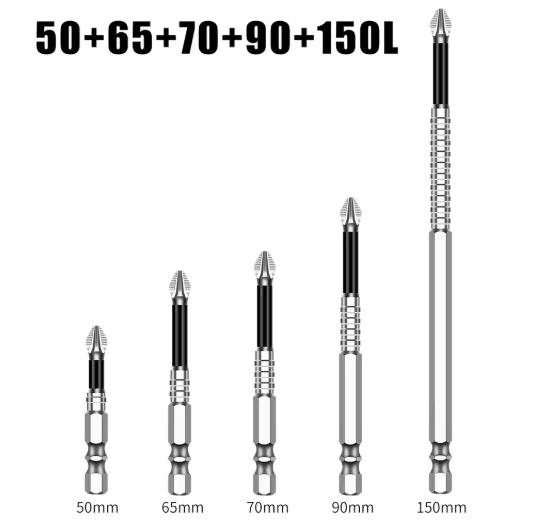 K5 S2 Magnetic Cross Head Screwdriver Bit Non Slip High Hardness Drill Bit 5A