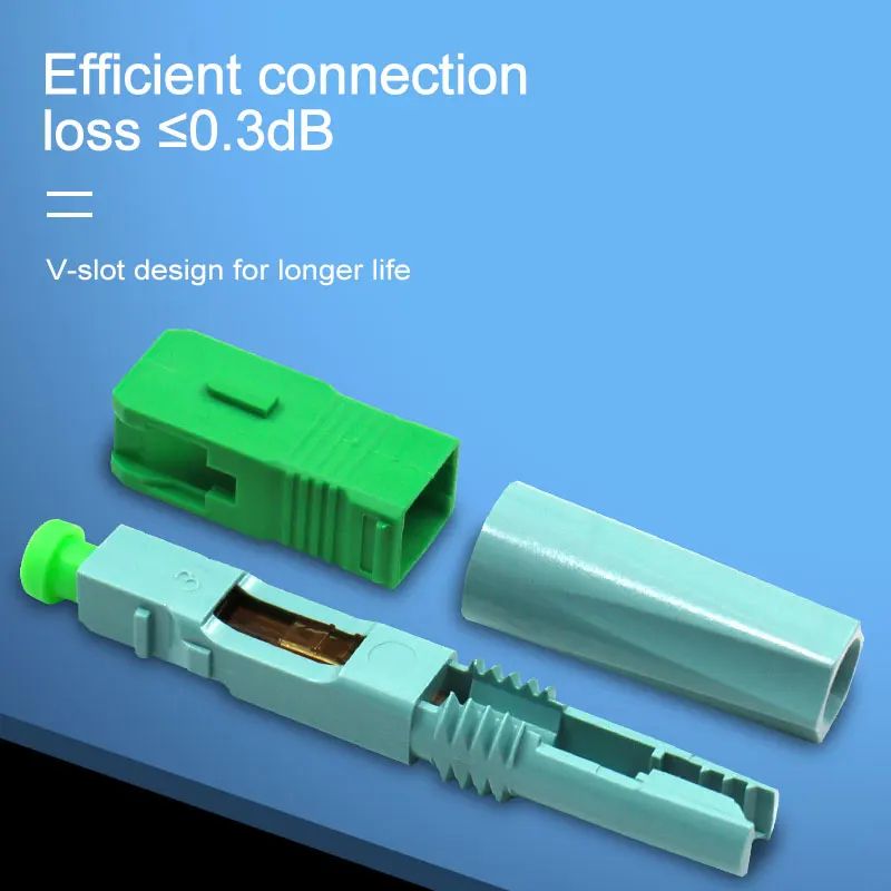 ProGrade SC APC Single-Mode Fiber Optic Quick Connector Tool - Fast FTTH Connector