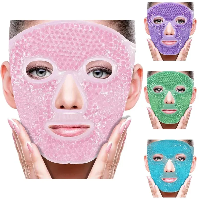 Cooling & Heating Full Face Eye Mask for Puffiness & Dark Circles