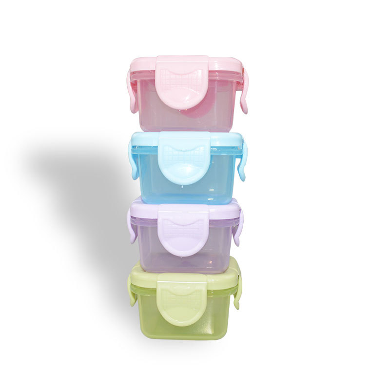 Mini Leakproof Storage Containers Set – Microwave Safe, Airtight Condiment & Sauce Holders