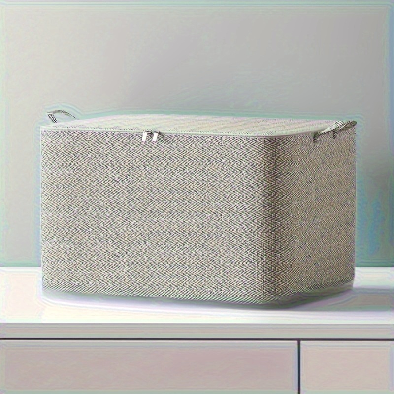 Non-woven Material Storage Bag, Large Capacity Closet Organizer for Quilt and Clothes
