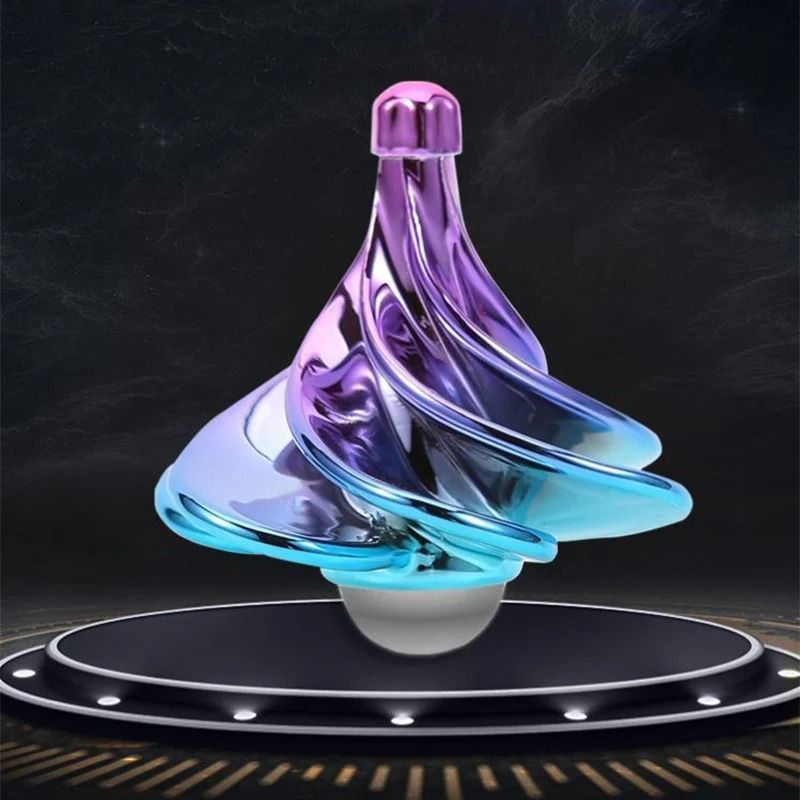 Funny Desk Wind Blowing Toy Rotating Kinetic Spinner Stress Relief Toy