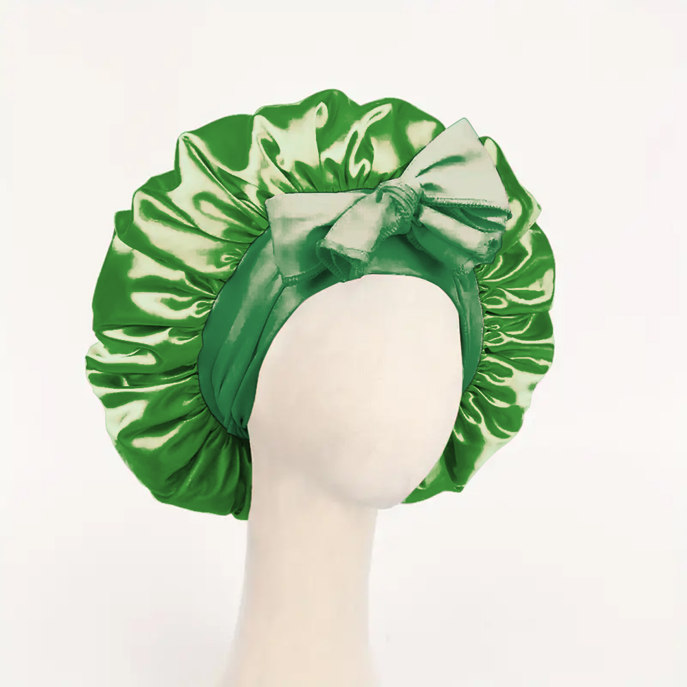 Adjustable Satin Sleep Hair Bonnet Premium Satin Hair Protection Cap