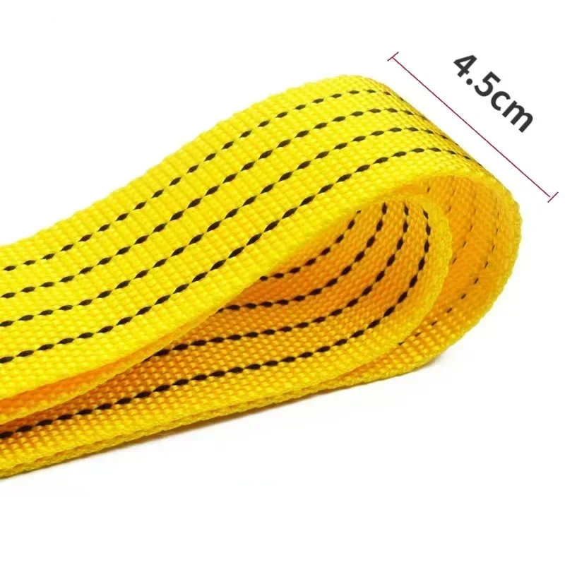 Heavy Duty Car Tow Rope with Hooks Towing and Road Recovery Strap