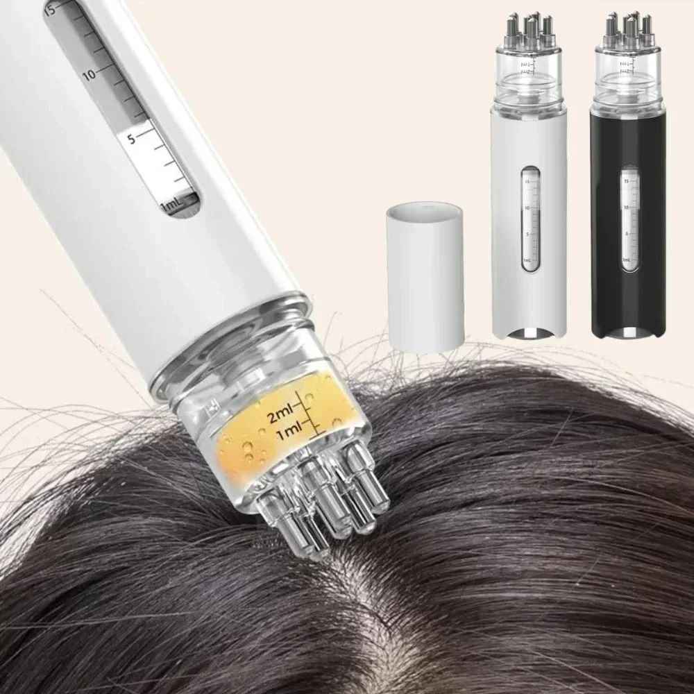 Precision Scalp Applicator and Liquid Guiding Massage Comb