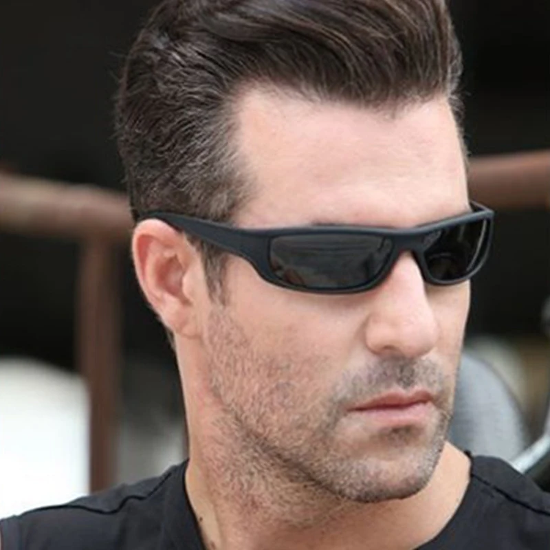 Retro Fishing Glasses, Fashion Polarization Outdoor Sport Sunglasses, Men Women Sunshade Eyewear for Tourism