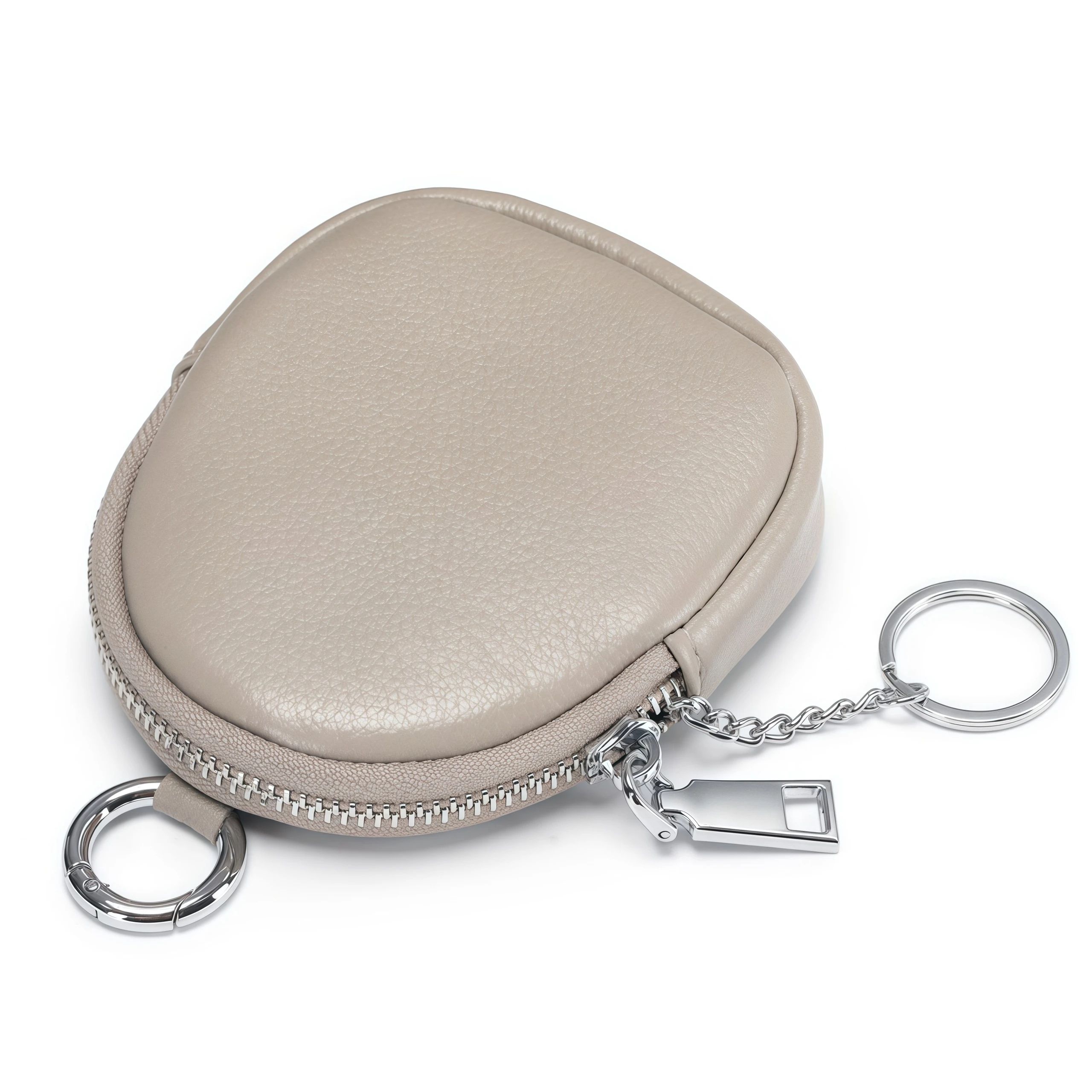 Leather RFID Keychain Wallet Pouch