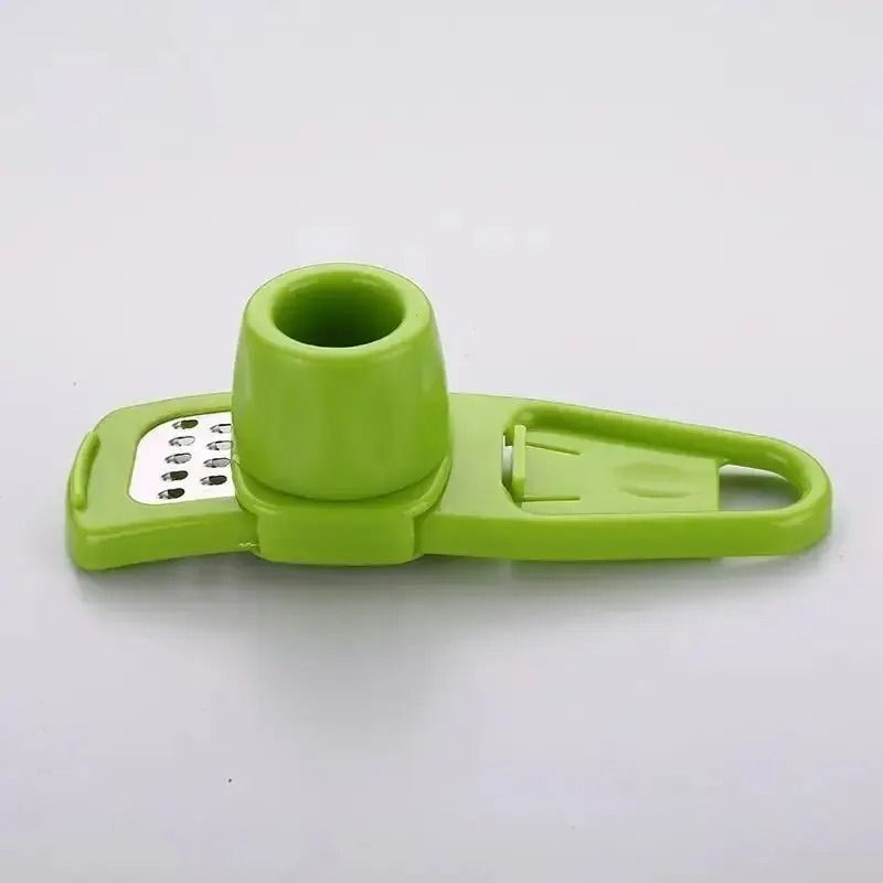 Creative Green Mini Garlic Grinder | Manual Garlic Press & Mashing Gadget