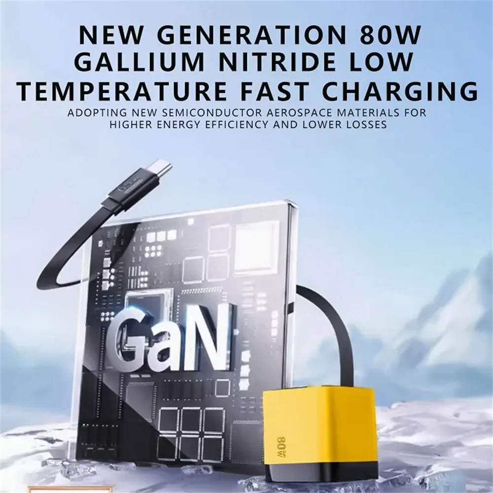 Retractable Cable USB C Fast Charger Quick Phone Adapter