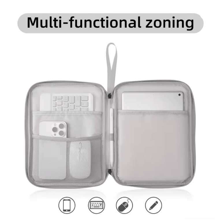 Waterproof Tablet Sleeve Bag with Zipper Pouch for iPad Pro and iPad Air